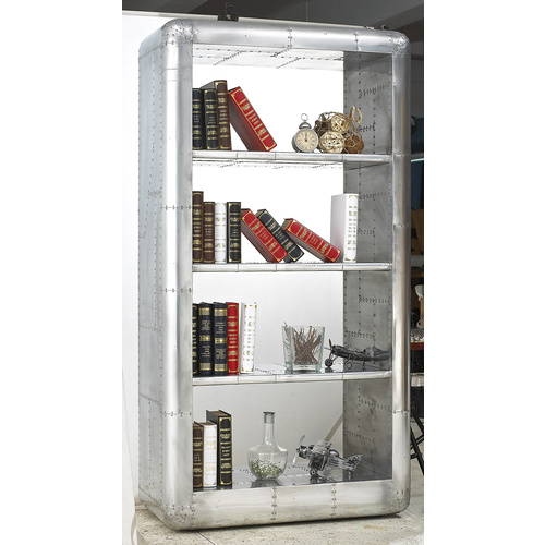 INDUSTRIAL BOOKCASE - AVIATOR STYLE