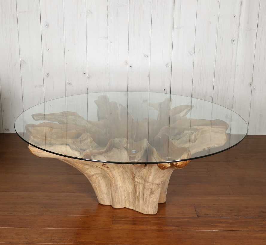 Teak Coffee Table Tree Furniture Brisbane Wood