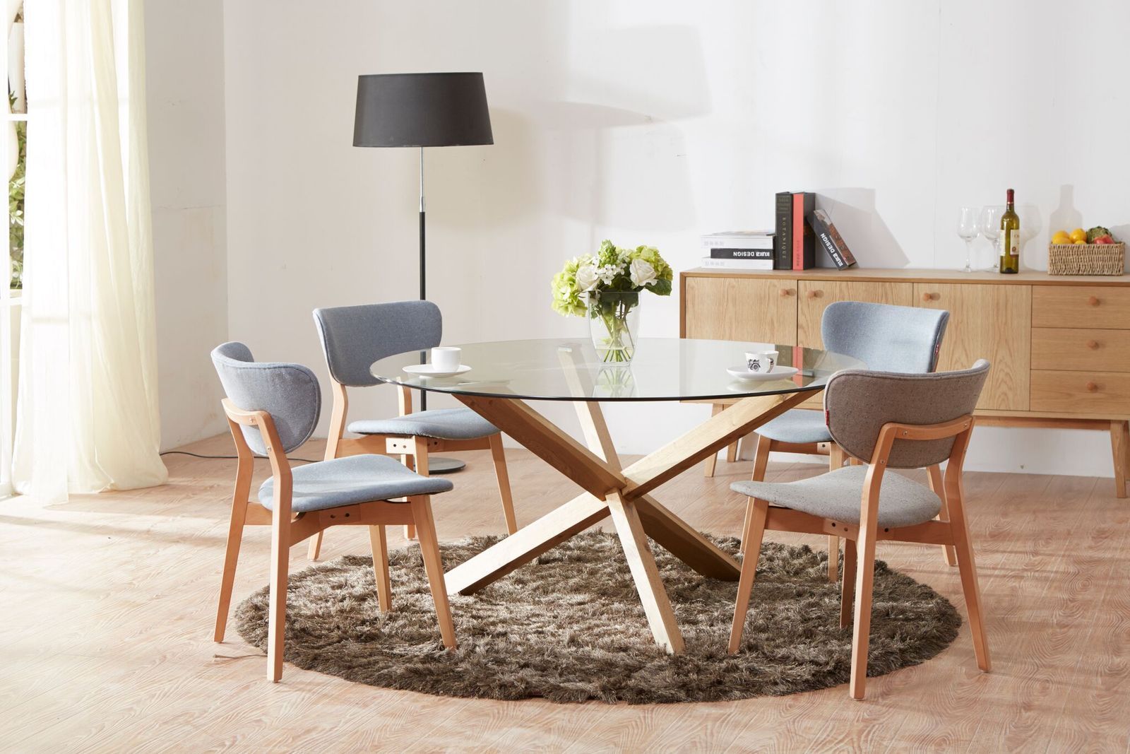 Contemporary Round Dining Table Brisbane