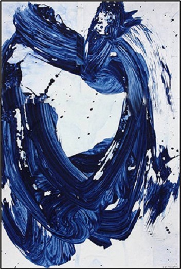 BLUE ABSTRACT ART