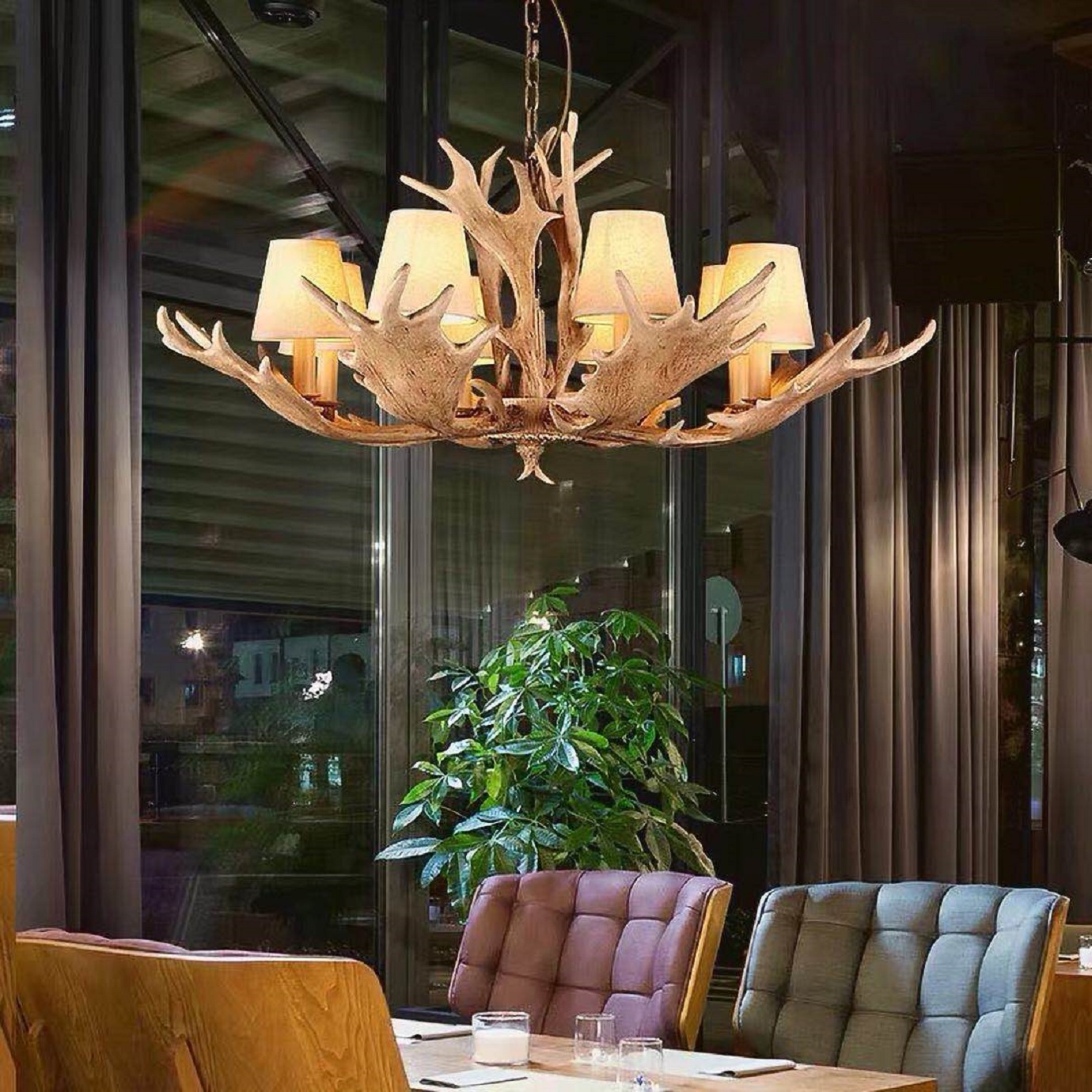 Moose chandelier deals