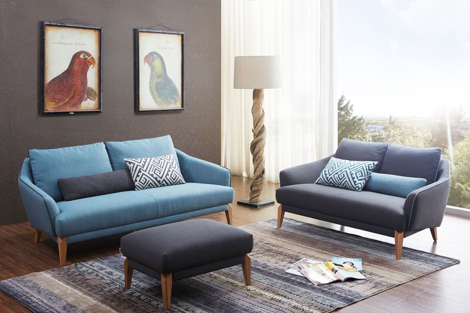 Jewel Modern Fabric Sofa Brisbane Furniture