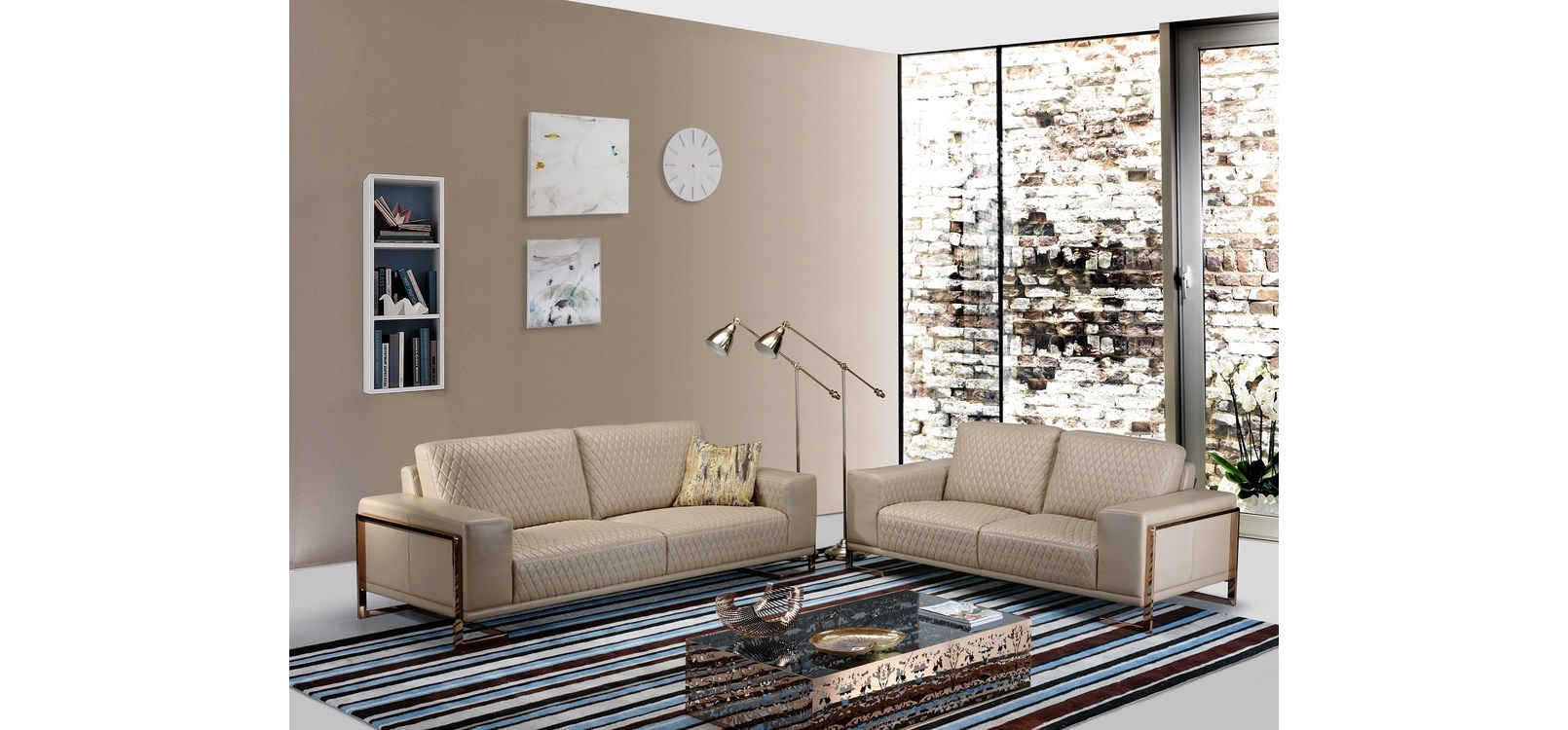 Rose Quilted Sofa Range