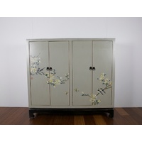 WILLOW ORIENTAL TIMBER SHOE CABINET