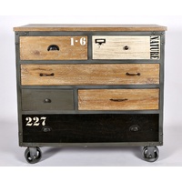 SEASIDE INDUSTRIAL CHEST - 6 DRAWER