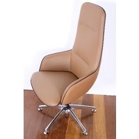 REVOLVING LEATHER CHAIR 