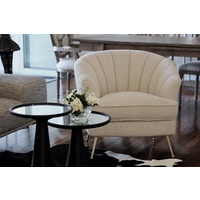 SCALLOP OCCASIONAL CHAIR