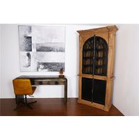 FRENCH DOME INDUSTRIAL DISPLAY CABINET - 2 PIECE 2 DOOR