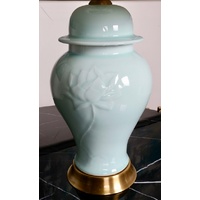 VELVET BLUE TABLE LAMP