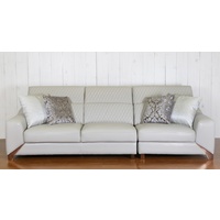 HARLEY & ROSE 3 SEAT LEATHER SOFA
