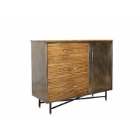 STORM ALUMINIUM AND WOOD CABINET