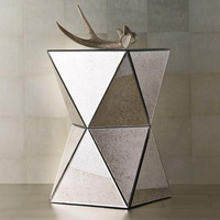 PRISM MIRRORED SIDE / LAMP TABLE