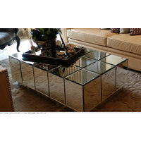 RUBY MIRRORED BLOCK COFFEE TABLE