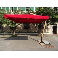 UMBRELLA SQUARE - FIBREGLASS FRAME