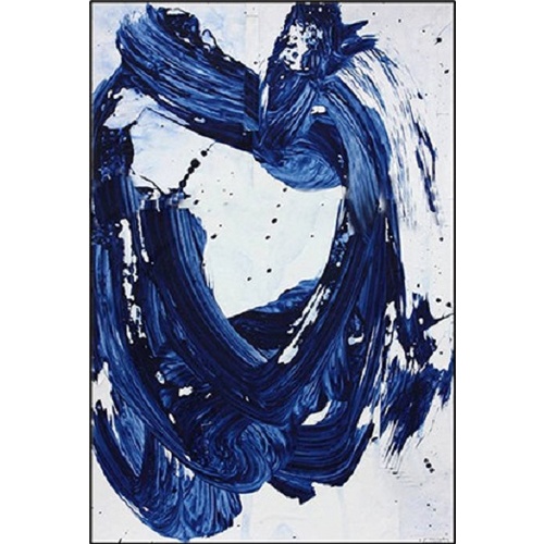 BLUE ABSTRACT ART