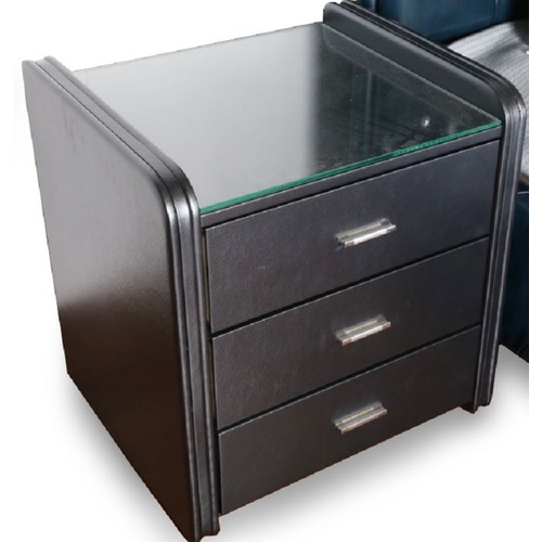 MANDARIN BEDSIDE TABLES - DARK GREY