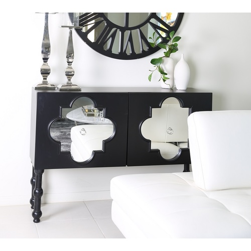 BOHO BLACK BUFFET - CREDENZA