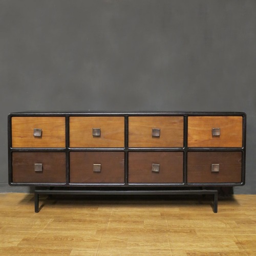 CC BUFFET / CHEST - 8 DRAWER - 2 TONE