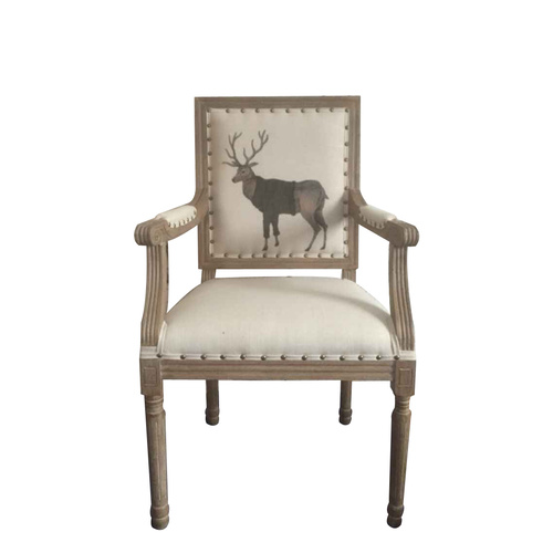 ATTENBOROUGH CARVER CHAIR - DEER IN JUMPER