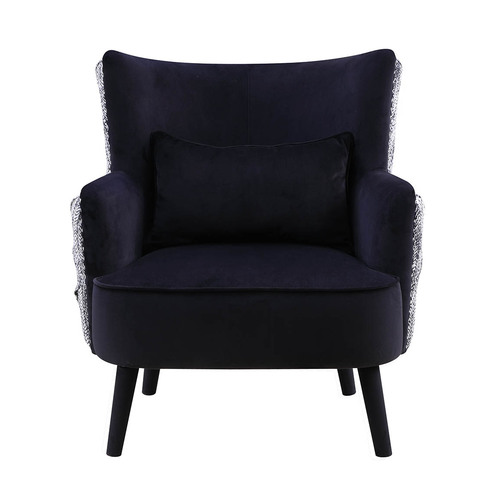 DAPHIE | CLASSIC ELEGANT ARMCHAIR - BLACK