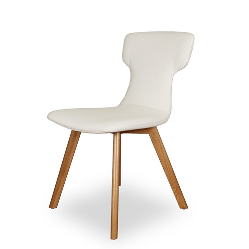 MODERN STITCH DINING CHAIR - WHITE