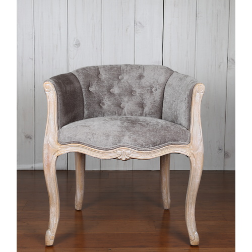 BOUDOIR CHAIR - BRONZE VELVET