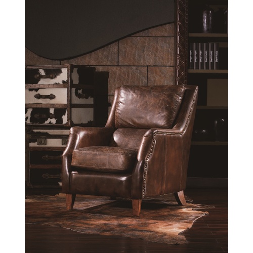 KNIGHTSBRIDGE LEATHER CHAIR
