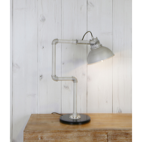 GALVANISED TABLE LAMP 