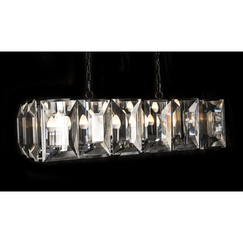PRISM CRYSTAL - 12 LIGHT CHANDELIER