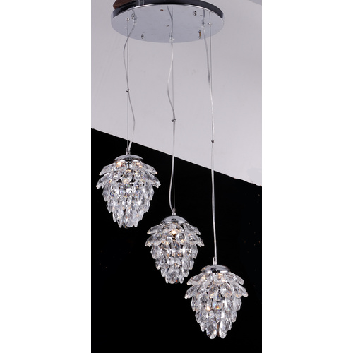 SNOWFALL CRYSTAL PENDANT