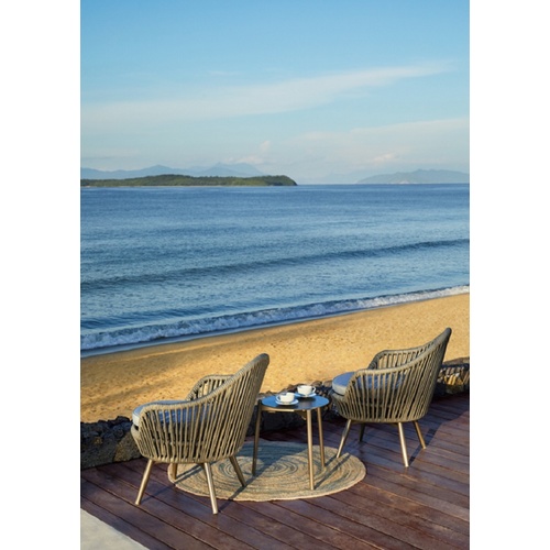 DAISY LOUNGE CHAIR - GREY WEAVE