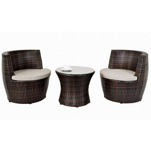 SUVA TUB CHAIR AND TABLE SET