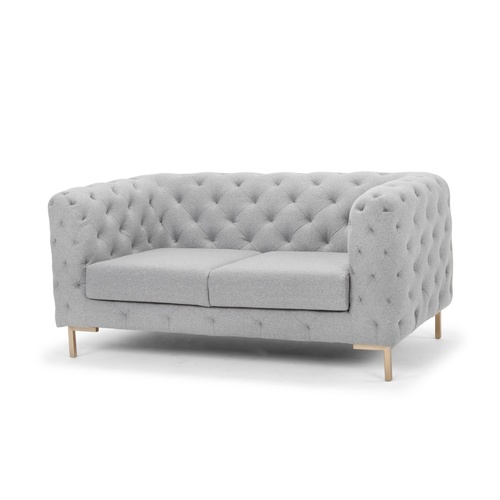 VERVAIN LIGHT GREY - 2 SEAT SOFA