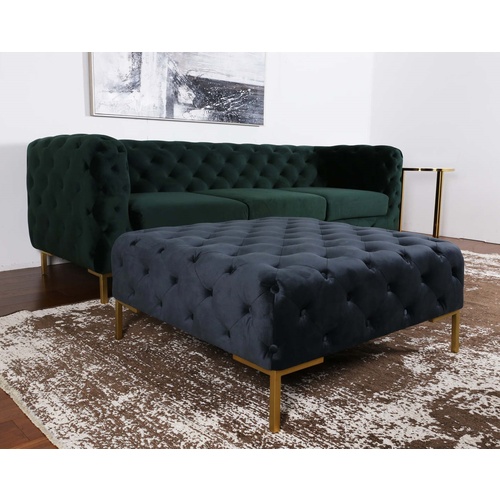 RAMUS FABRIC OTTOMAN - ANTHRACITE