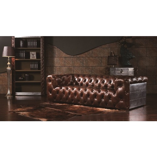 ESSEX 3 SEAT LEATHER LOUNGE