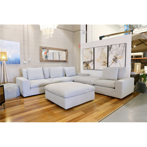 HERMAN | CORNER MODULAR LOUNGE SUITE - CREAM