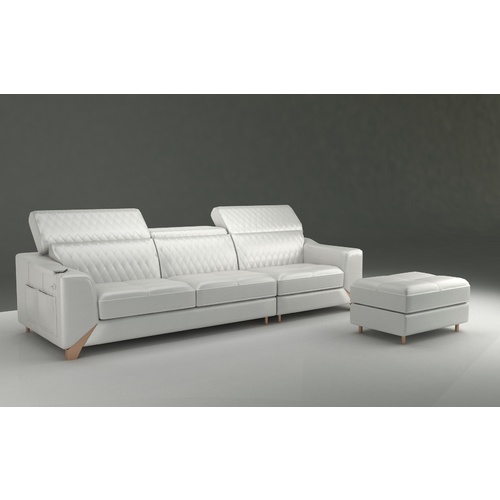HARLEY & ROSE 3 SEAT LEATHER SOFA