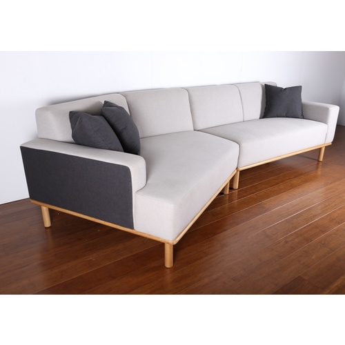 TALENT LOUNGE 4 SEATER - DARK ANTHRACITE LEFT FACING