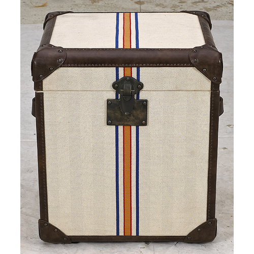 HORCRUX TRUNK SIDE TABLE - LINEN