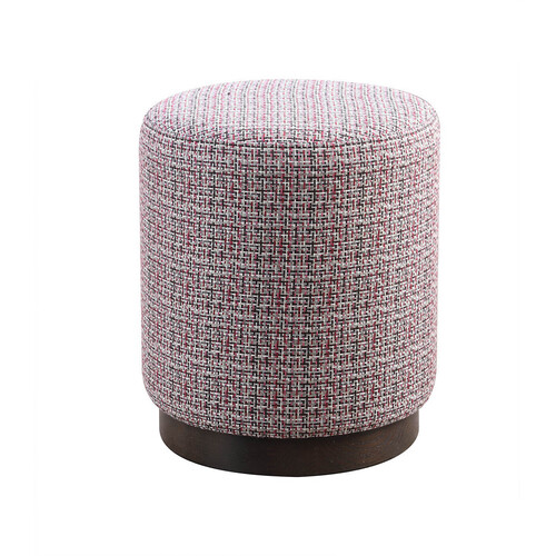 ELLEN | MODERN OCCASIONAL STOOL - PINK GREY