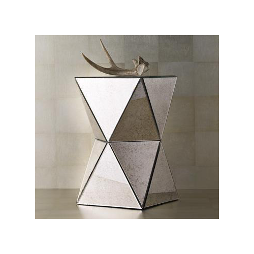 PRISM MIRRORED SIDE / LAMP TABLE
