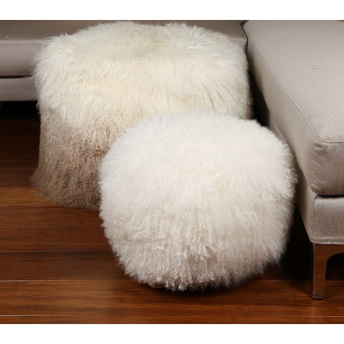 HIMALAYAN LAMB FUR - STOOL
