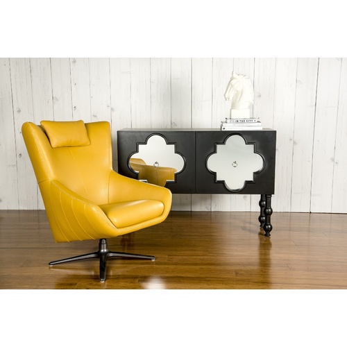 ANGLO OCCASIONAL CHAIR - MUSTARD